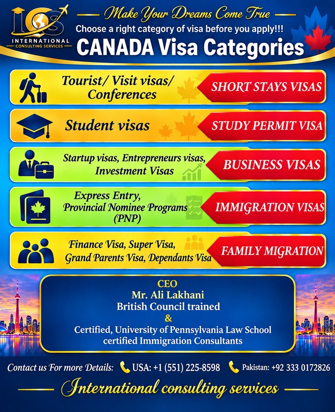 Canada Visa Immigration Services ICS Global